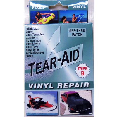 Tear-Aid Vinyl Repair Kit, Type B, 3" x 12" patch