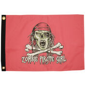 Zombie Pirate Girl, 12" x 18"