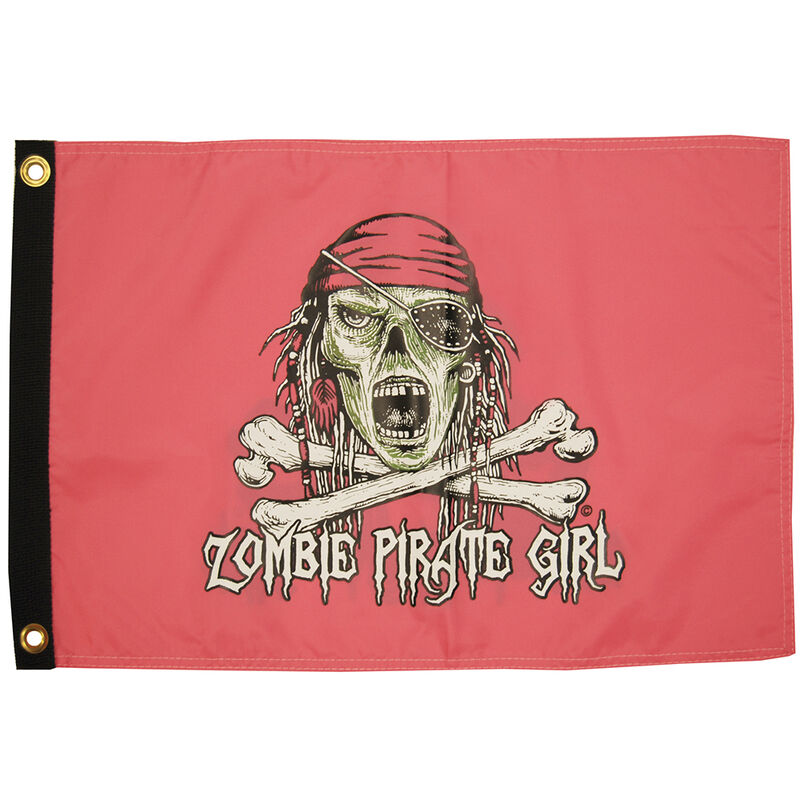 Zombie Pirate Girl, 12" x 18" image number 1