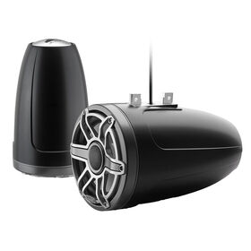 JL Audio M6 Series 8.8" Enclosed Tower Coaxial System w/ Titanium Sport Grille