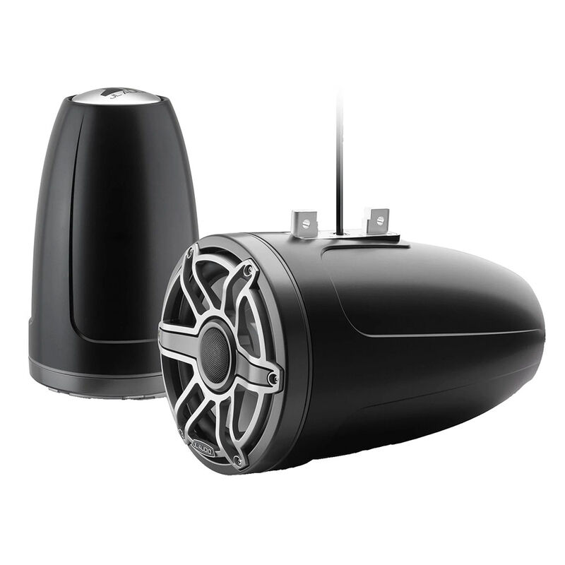JL Audio M6 Series 8.8" Enclosed Tower Coaxial System w/ Titanium Sport Grille image number 1