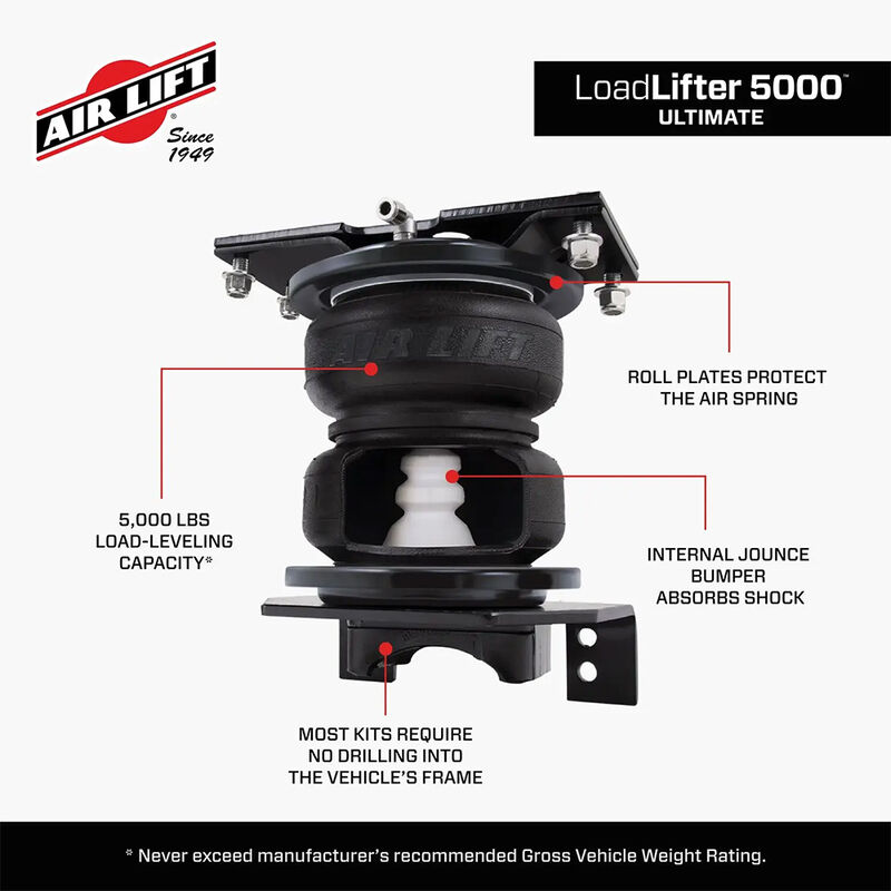 Air Lift LoadLifter 5000 Ultimate Air Spring Kit, '96-'26 Chevy Express G-2500 / GMC Savana G-2500, G-3500 image number 4
