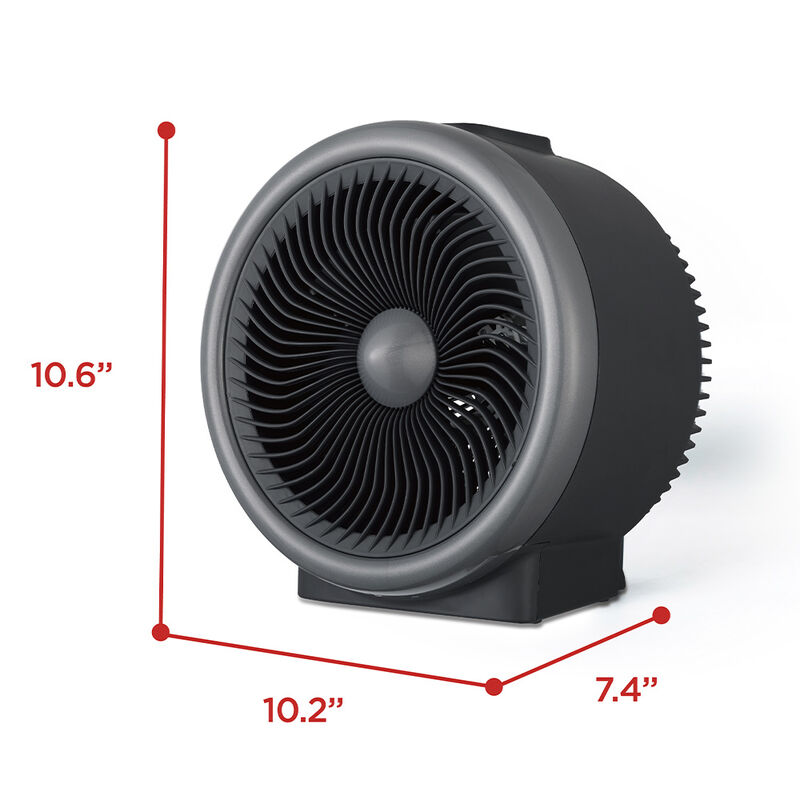 Black+Decker 1500W Digital Turbo 2-in-1 Electric Heater image number 8