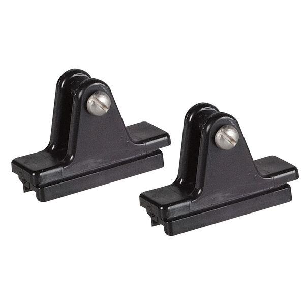 Bimini Top Fittings Nylon Slide Track Deck Mount, pr. Overton's