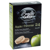 Bradley Flavor Bisquettes, 24-Pack, Apple