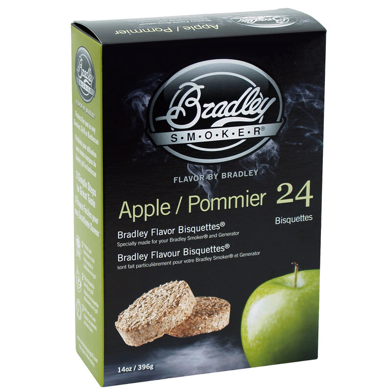 Bradley Flavor Bisquettes, 24-Pack, Apple image number 1