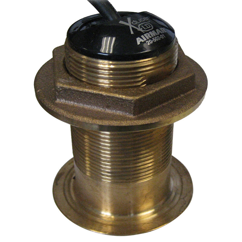 SI-TEX Tilted-Element Bronze Thru-Hull Transducer for CVS-126 & CVS-128 image number 1