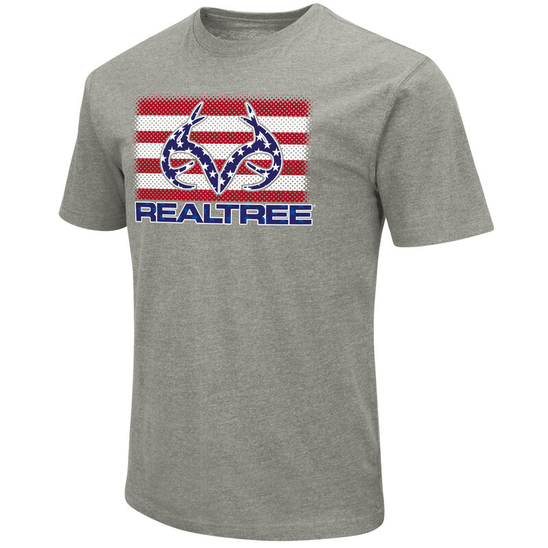 Realtree Men&rsquo;s Stars & Stripes Logo Short-Sleeve Tee image number 3