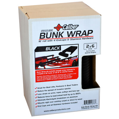 Caliber 16' Bunk Wrap Kit for 2" x 6" Bunks, Black