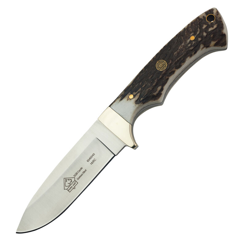 Puma SGB Coyote Stag Fixed Blade Hunting Knife image number 1