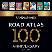 Rand McNally 2024 Road Atlas 100th Anniversary Collector's Edition