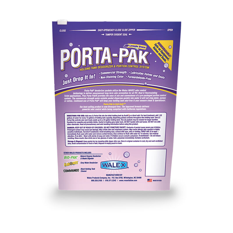 Porta-Pak Holding Tank Deodorizer and Waste Digester, Lavender Scent image number 2