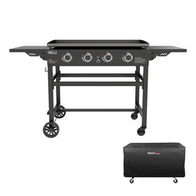 Royal Gourmet 36" 4-Burner Flat Top Gas Griddle with Cover