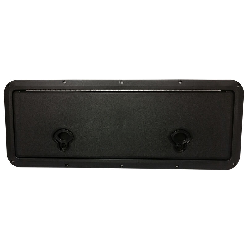 DPI Marine DPF Black Flush Series Hatch Door, 9" x 24" O.D. frame image number 1