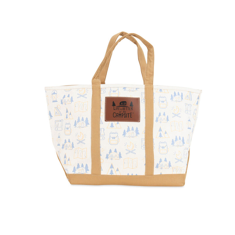 Camco Life is Better at the Campsite Canvas Tote Bag X Large