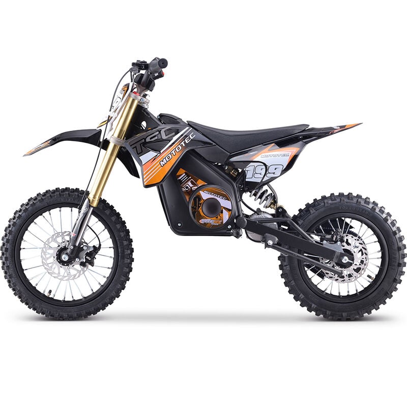 MotoTec 48V 1500W Pro Lithium Electric Dirt Bike image number 4
