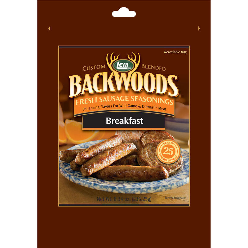 LEM Backwoods Breakfast Fresh Sausage Seasoning, 25 lbs. image number 1