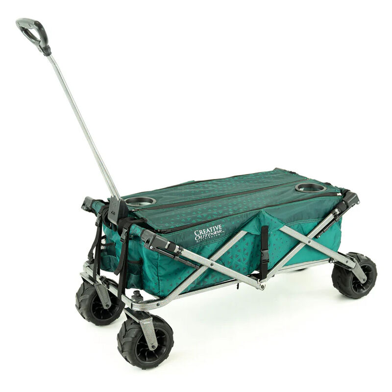 Creative Wagon All-Terrain Deluxe Collapsible Wagon w/ Cooler Rack image number 4