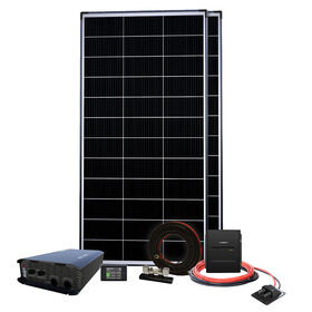 Dometic Go Power! PowerTrak 400 System with 400W Solar, 30A MPPT, 3000W Inverter Charger, and PowerTrak Display
