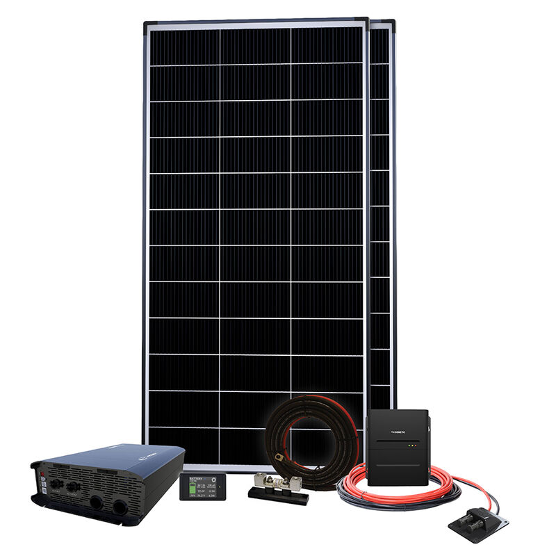 Dometic Go Power! PowerTrak 400 System with 400W Solar, 30A MPPT, 3000W Inverter Charger, and PowerTrak Display