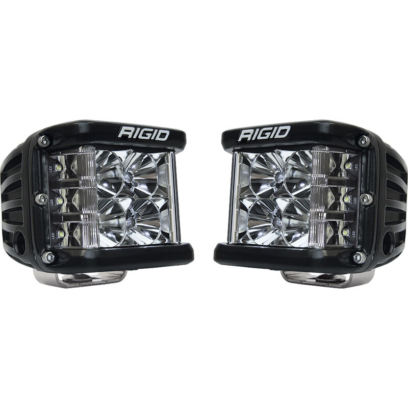 RIGID D-SS Series PRO Flood LED Surface Mount - Pair - Black