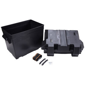 Arcon Battery Box, Fits Group 24 Batteries; Strap Style Box