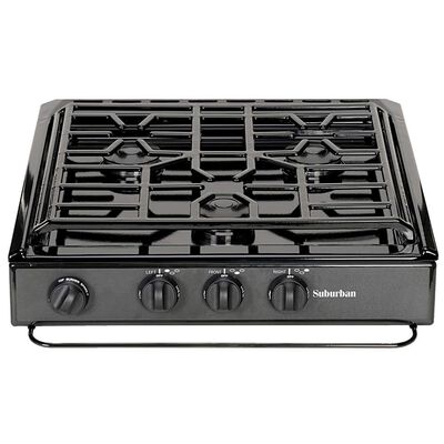 3-Conventional Burners, Slide-In Cooktop