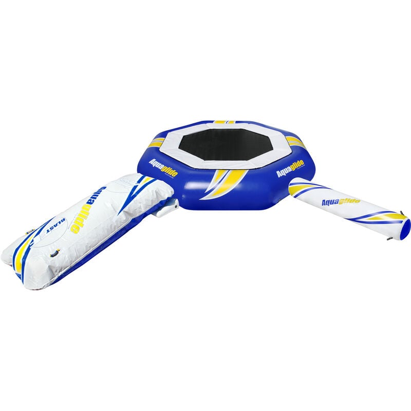 Aquaglide 14' Supertramp Trampoline With Blast And I-Log image number 1