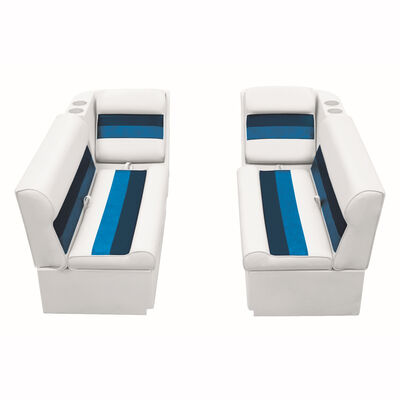 Toonmate Deluxe Pontoon Furniture with Toe Kick Base - Front Lounge Package