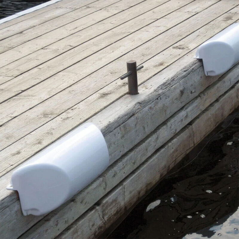 Dockmate DockSide Straight Bumper, 15-1/2&quot;L x 6-5/8&quot;H, White, Each image number 3