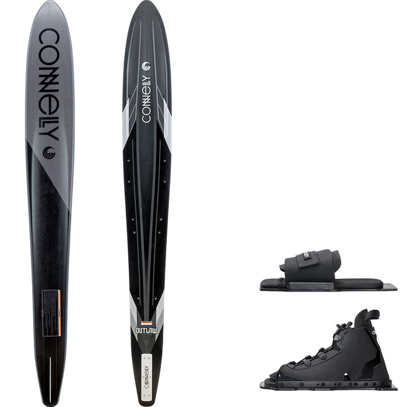 Connelly Outlaw Slalom Waterski With Swerve Binding And Rear Toe Plate image number 1