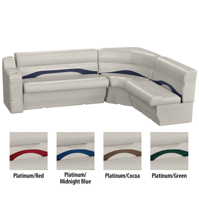 Toonmate Premium Pontoon Furniture Rear Wraparound Package, Platinum image number 5