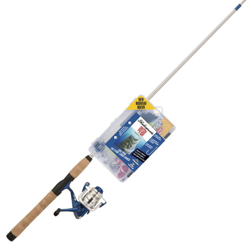 Shakespeare Catch More Fish Lake/Pond Spinning Rod And Reel Combo image number 1