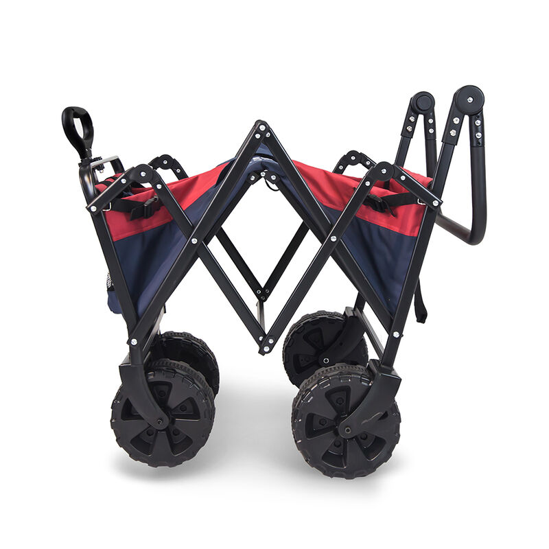 Wonderfold Outdoor S2 Push and Pull Utility Folding Wagon with Wide Beach Tires image number 22