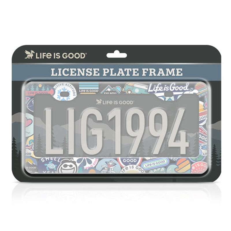 Life Is Good License Plate Frame  image number 2