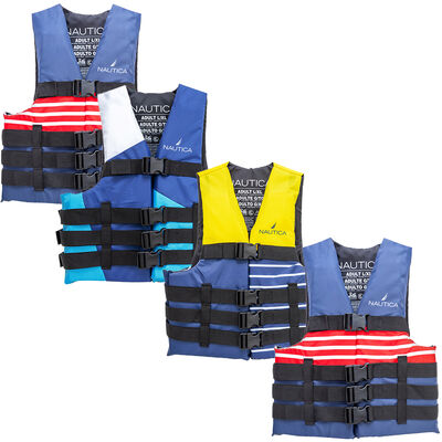 Nautica Adult Life Jacket 4-Pack