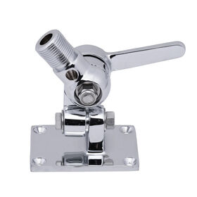 Whitecap Chrome Plated Zinc Ratchet Antenna Mount