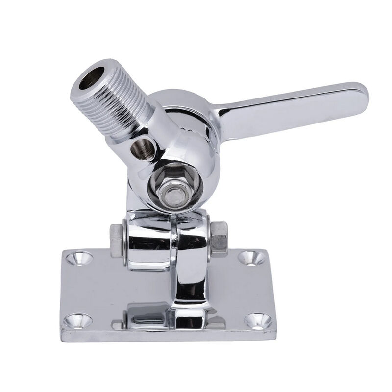 Whitecap Chrome Plated Zinc Ratchet Antenna Mount