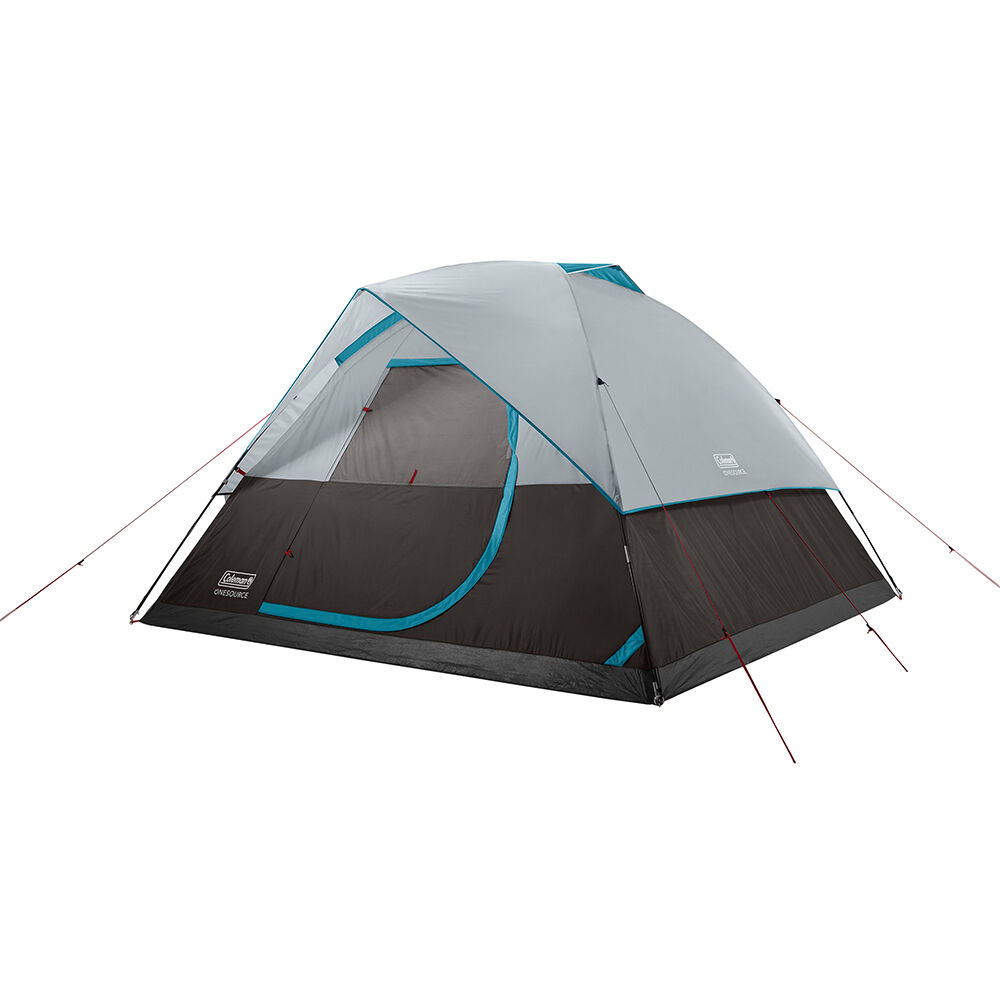 Coleman OneSource Rechargeable 4-Person Camping Dome Tent with