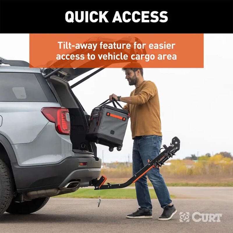 CURT ActiveLink SE Hitch-Mounted Two-Bike Rack image number 12