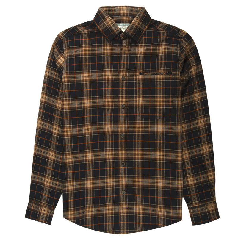 Ultimate Terrain Men's Essential Flannel Long-Sleeve Plaid Shirt image number 20