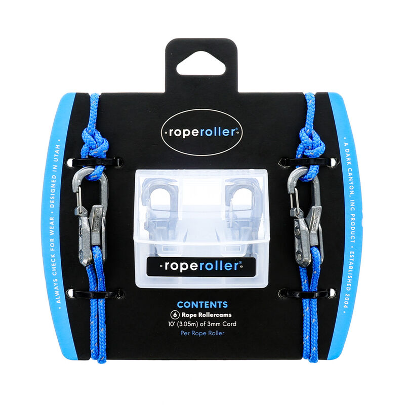 Rollercam Roperoller 6-Pack with 20' Blue Reflective Accessory Cord and Carry Case image number 1