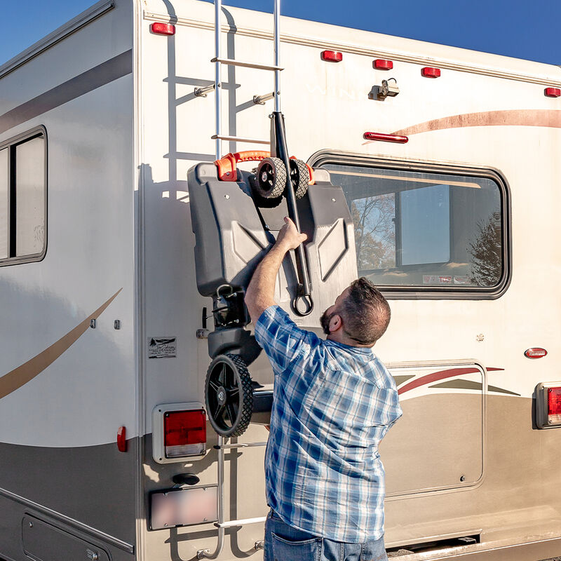 Camco Steerable Wheel Kit for 28 and 36-Gallon Rhino Tote Tanks image number 2