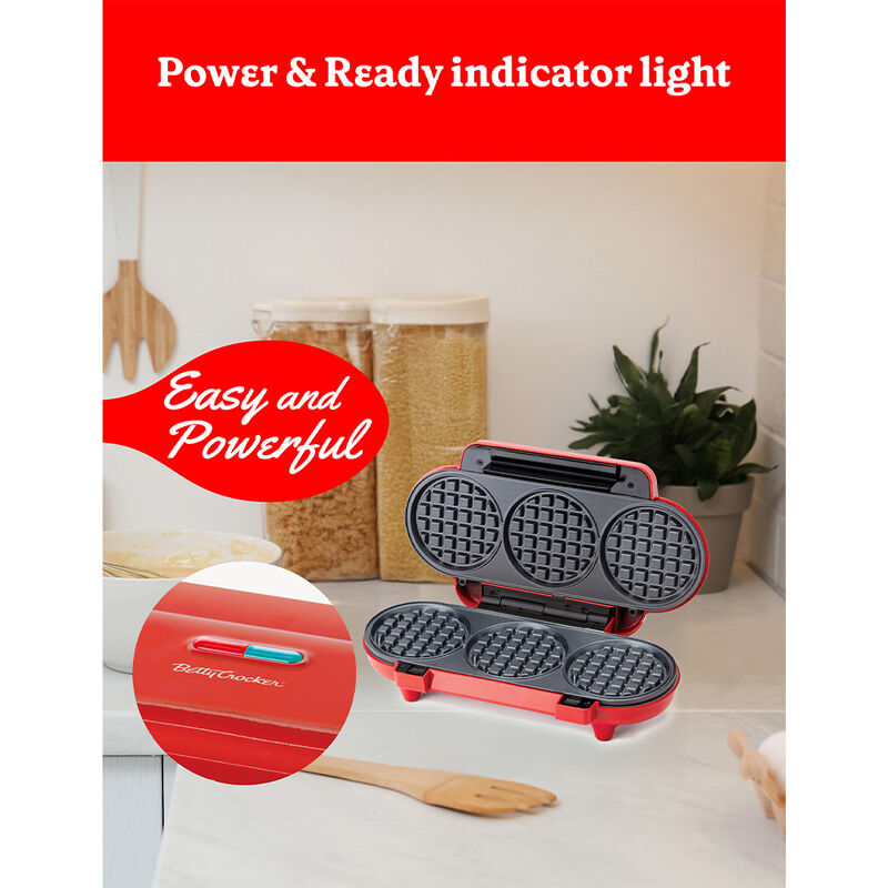 Betty Crocker Mini Multi-Waffle Maker image number 5
