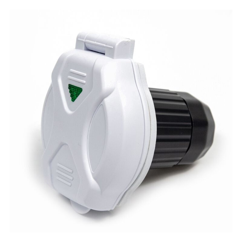 Electric World 30A RV Inlet in White with LED image number 8