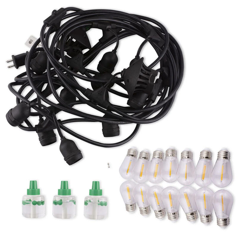 Tiki 36 Ft. BiteFighter Mosquito Repellent LED String Lights image number 6