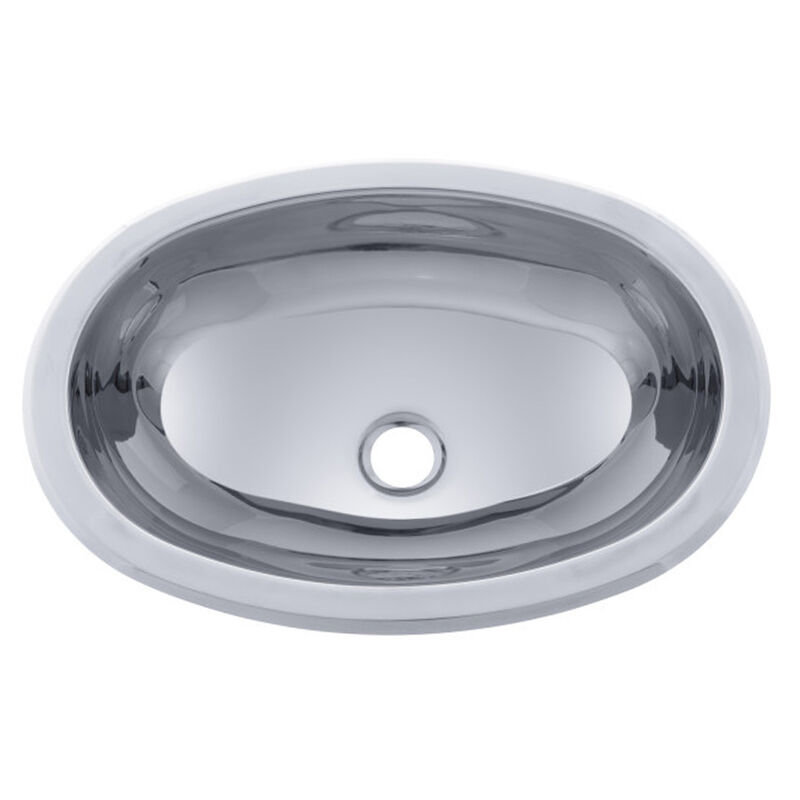 Ambassador Marine Oval Stainless Steel Sink, 17" x 12" image number 2