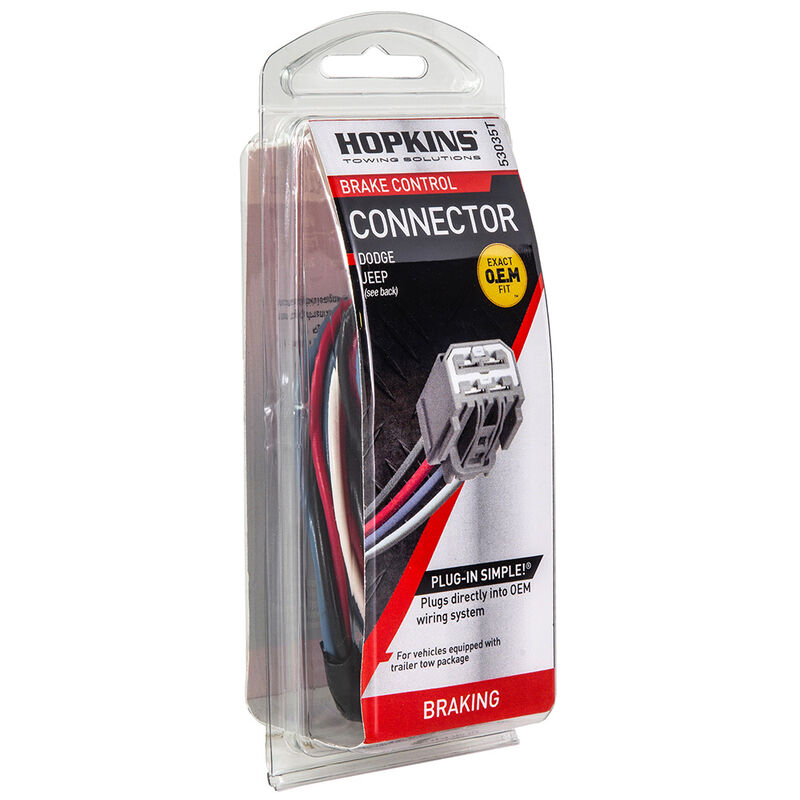 Hopkins 53035 Dodge Plug-In Simple Brake Control Connector image number 4
