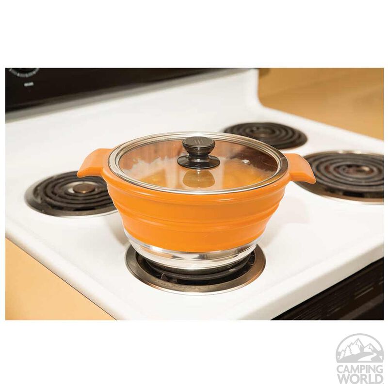Flat Fit Collapsible Pot, 4 Qt. image number 5