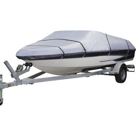 Classic Accessories Silver-Max Trailerable Boat Storage Cover, 12'-14'L, 68"W